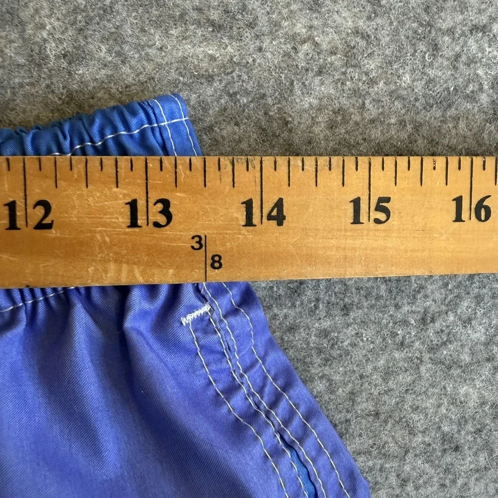 Boardies Swim Trunks Shorts Mens Medium Blue Colorblock Lined‎ Drawstring Surf